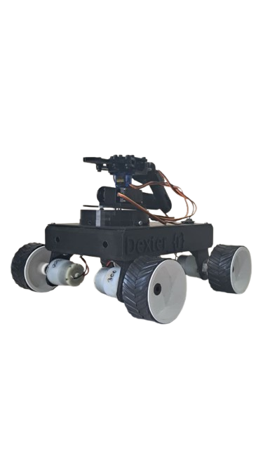 Dexter_{R} rover with robotic arm